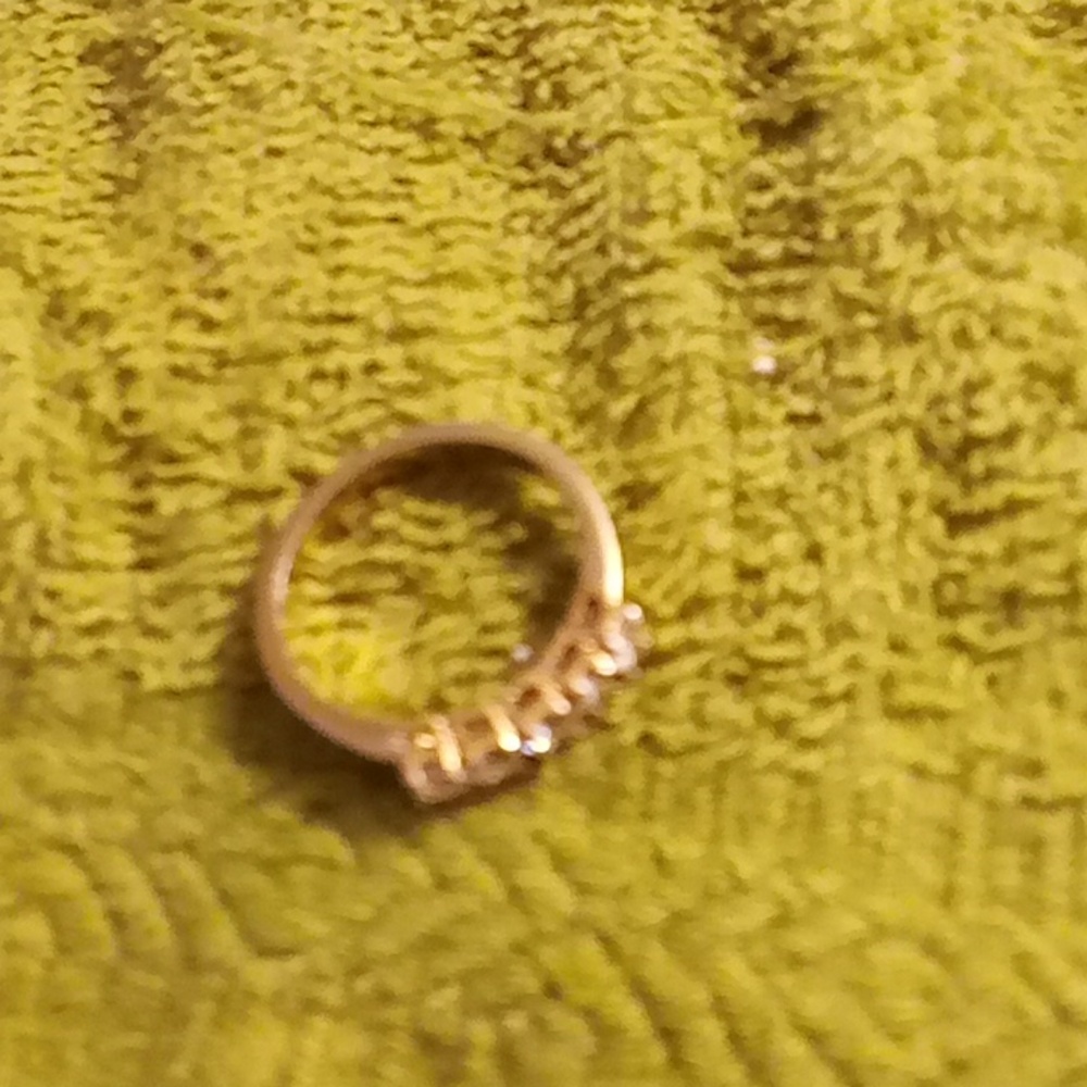 Gold ring looks small size 5